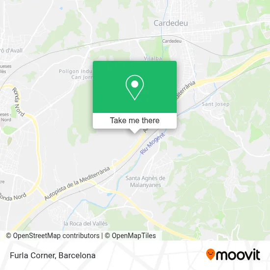 Furla Corner map