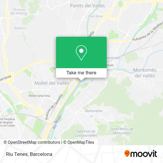 Riu Tenes map