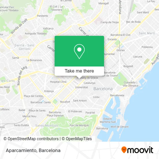 Aparcamiento map