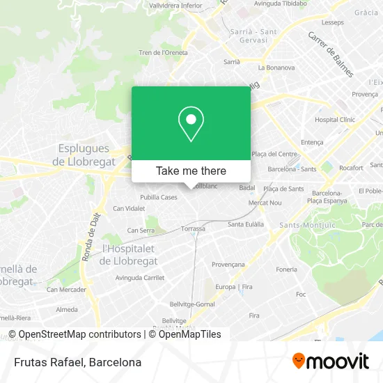 Frutas Rafael map