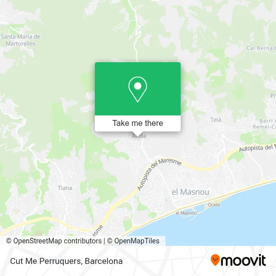 Cut Me Perruquers map