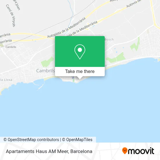 Apartaments Haus AM Meer map