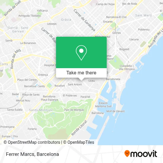 Ferrer Marcs map