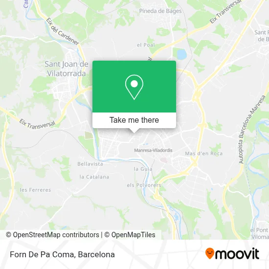 Forn De Pa Coma map