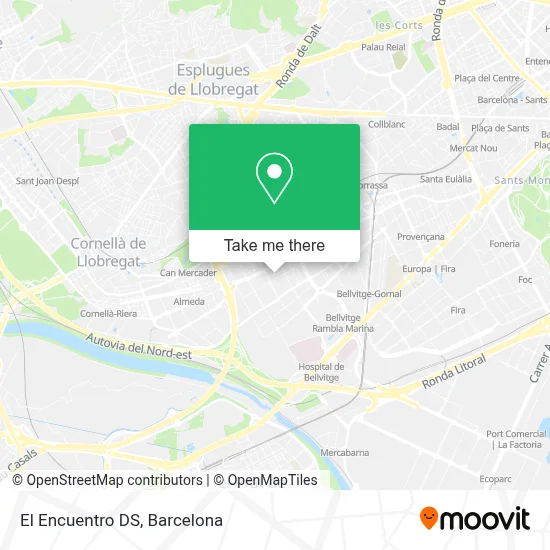 El Encuentro DS map