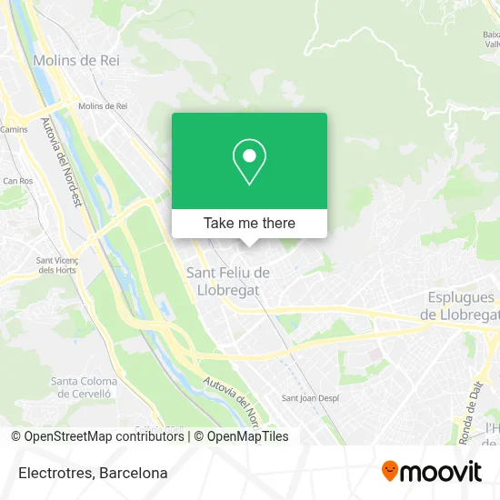 Electrotres map