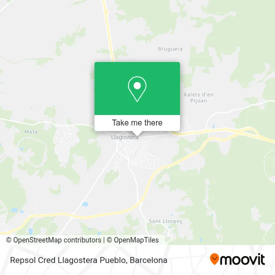 Repsol Cred Llagostera Pueblo map