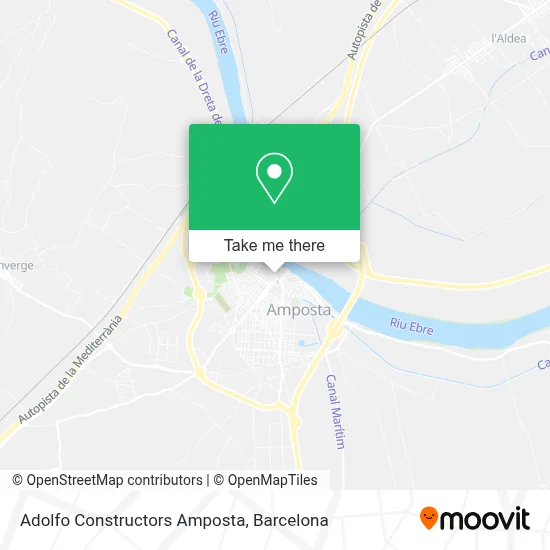 Adolfo Constructors Amposta map