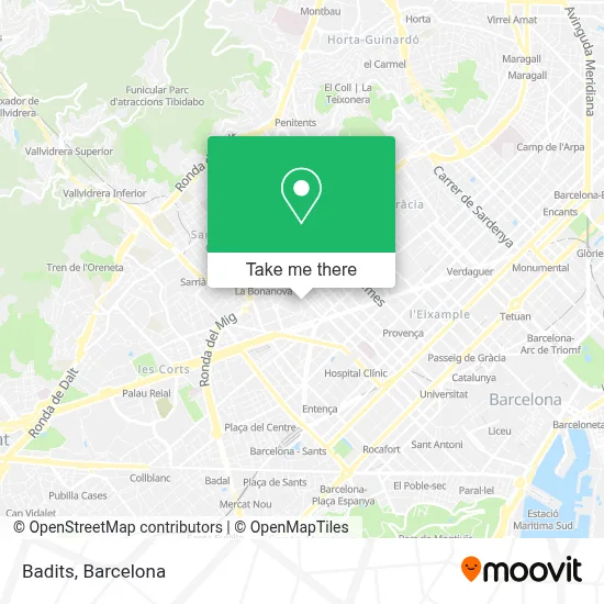 Badits map