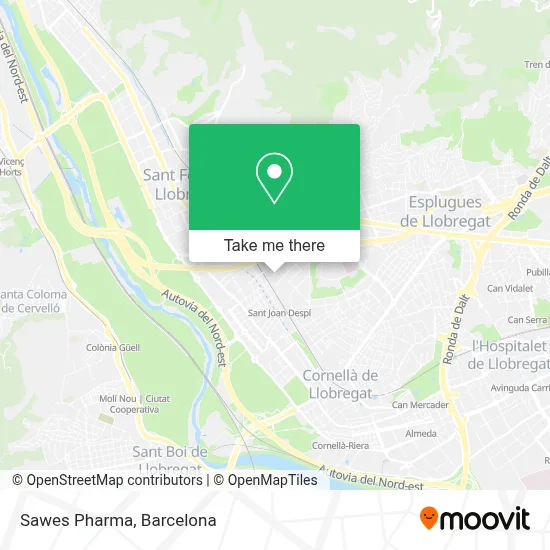 Sawes Pharma map