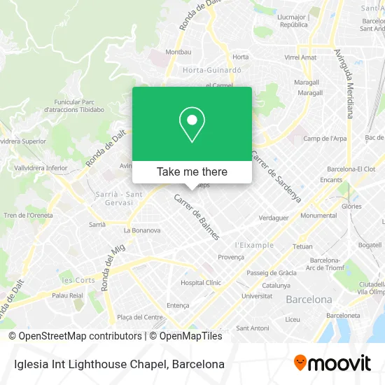 Iglesia Int Lighthouse Chapel map