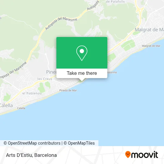 Arts D'Estiu map
