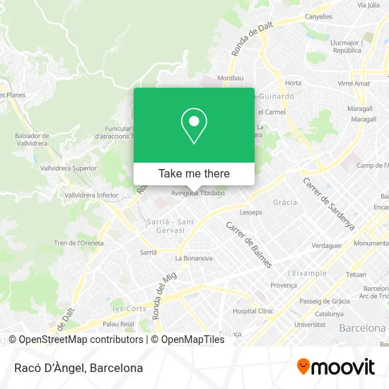 Racó D’Àngel map