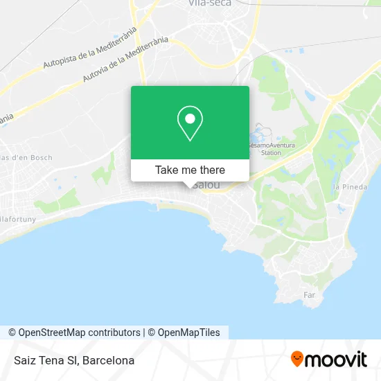 Saiz Tena Sl map