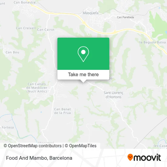 Food And Mambo map