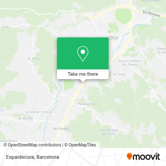 Espaidecura map