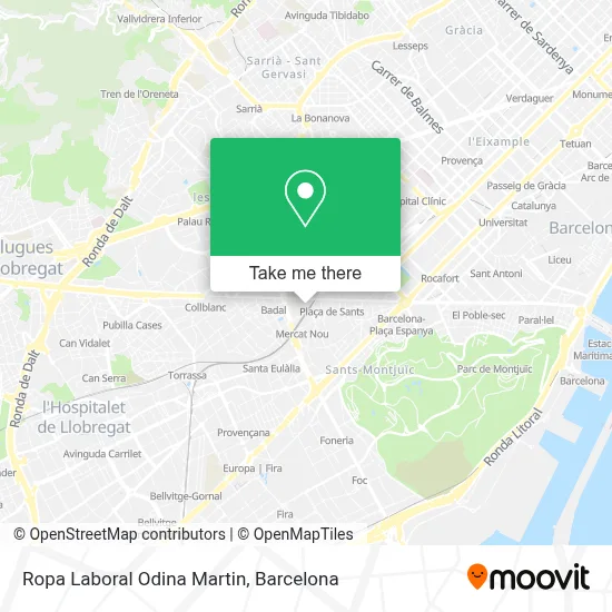 Ropa Laboral Odina Martin map