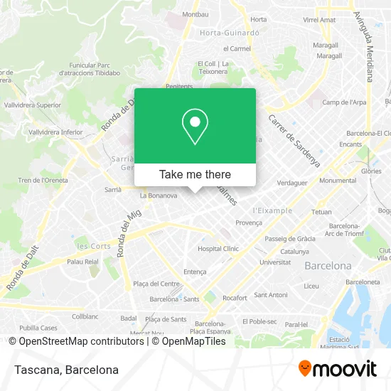 Tascana map