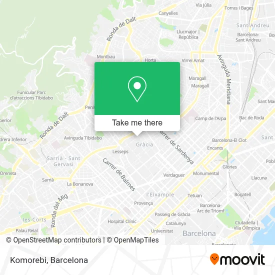Komorebi map