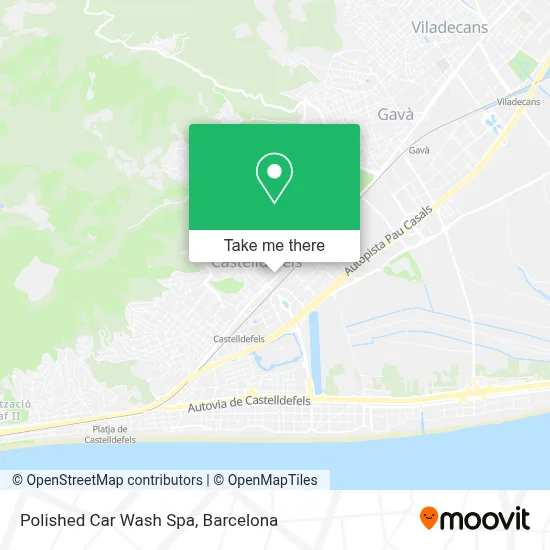 Polished Car Wash Spa map