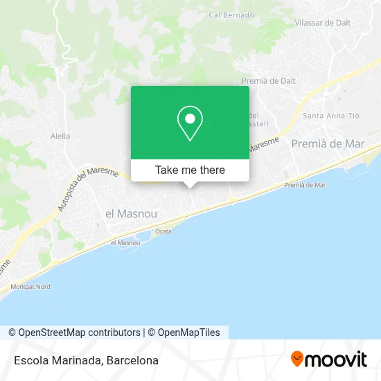 Escola Marinada map