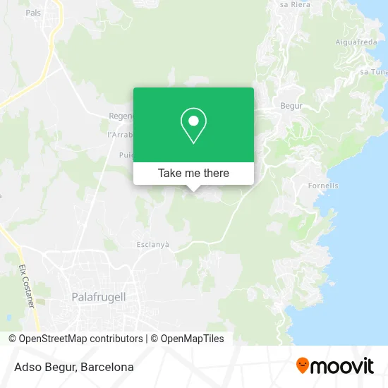 Adso Begur map