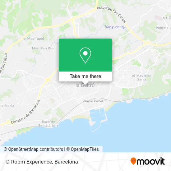 D-Room Experience map