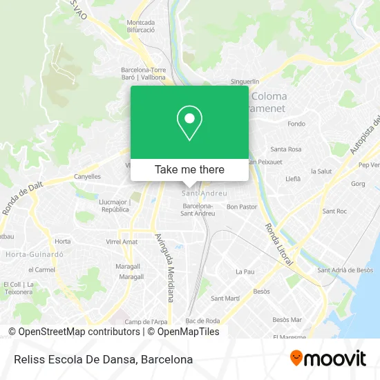 Reliss Escola De Dansa map