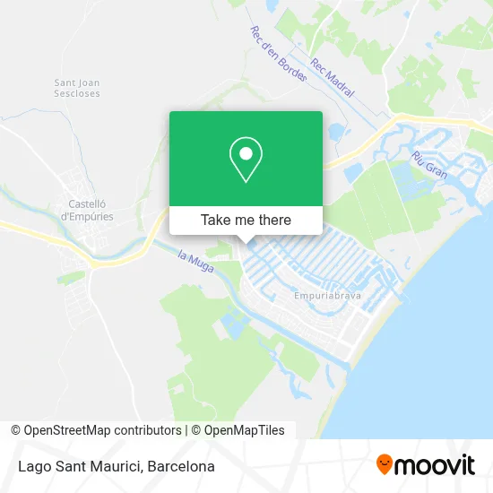 Lago Sant Maurici map