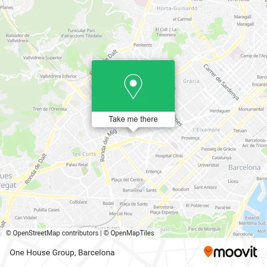 One House Group map