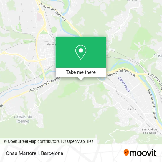 Onas Martorell map