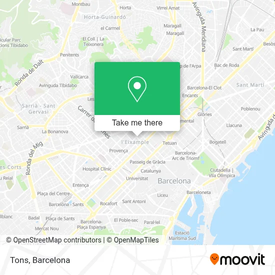 Tons map