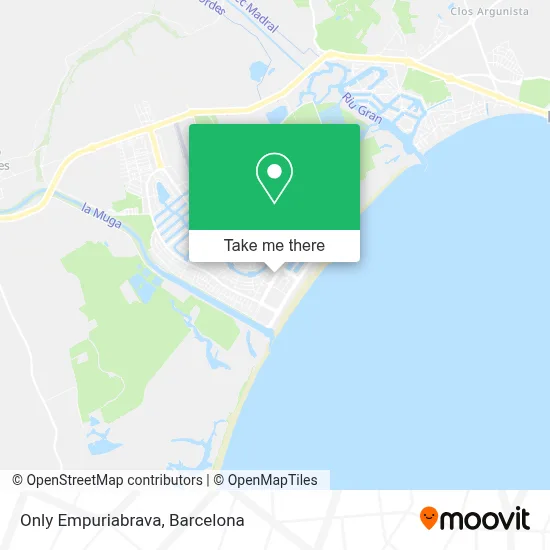 Only Empuriabrava map
