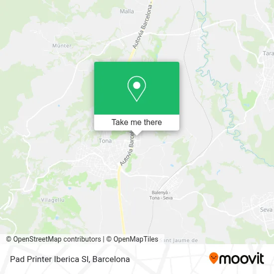 Pad Printer Iberica Sl map