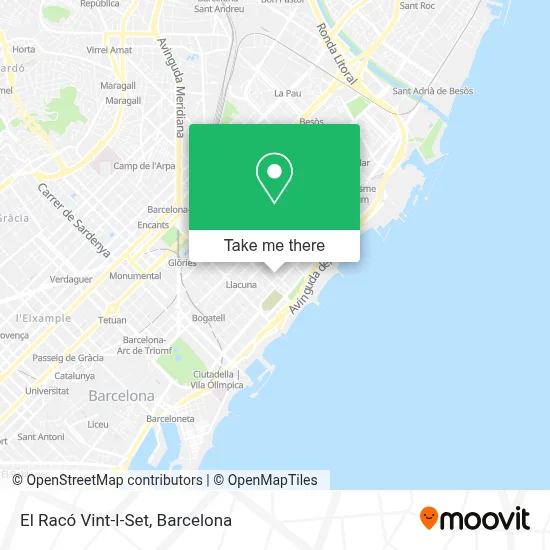 El Racó Vint-I-Set map