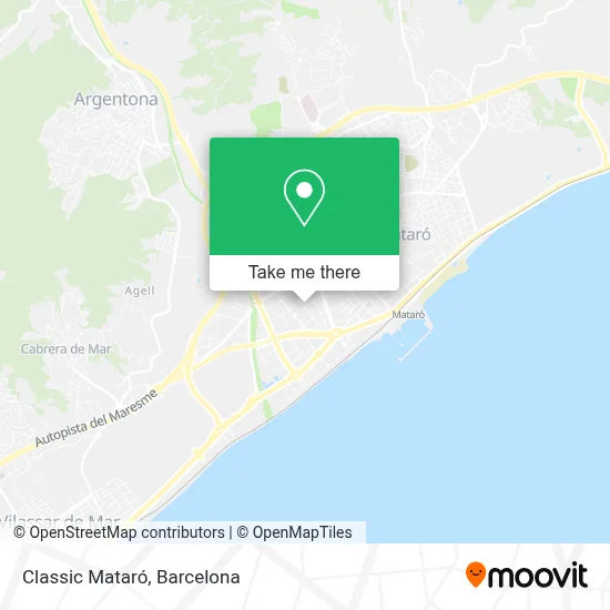 Classic Mataró map