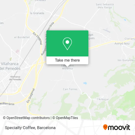 Specialty Coffee map