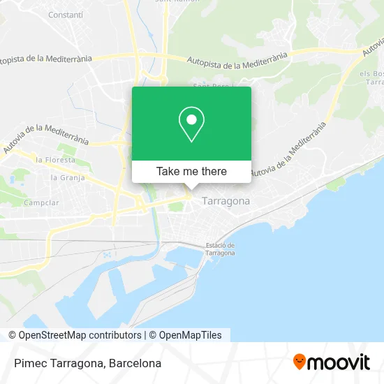 Pimec Tarragona map