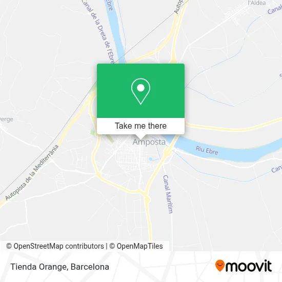 Tienda Orange map