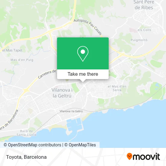 Toyota map