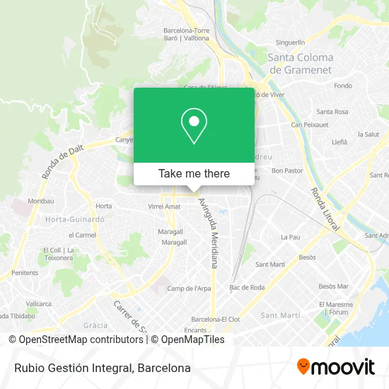 Rubio Gestión Integral map