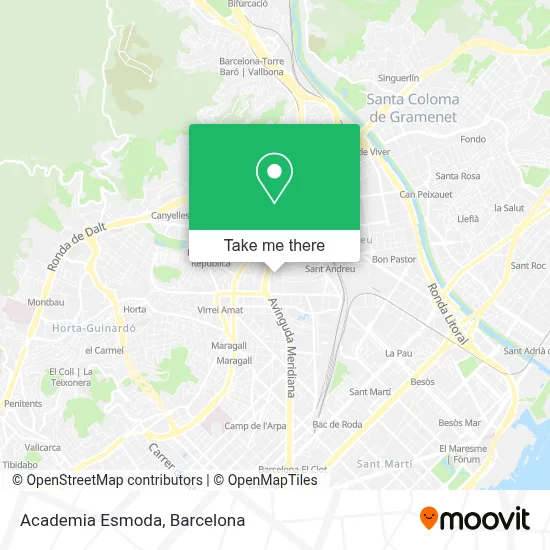 mapa Academia Esmoda