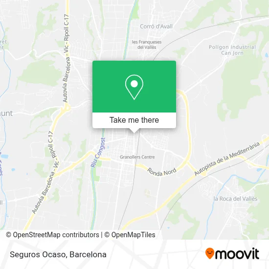 Seguros Ocaso map
