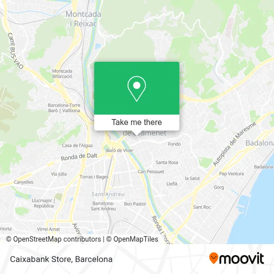 mapa Caixabank Store
