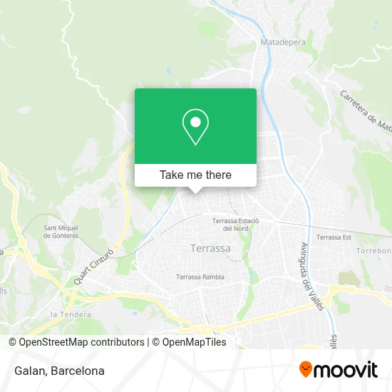 mapa Galan