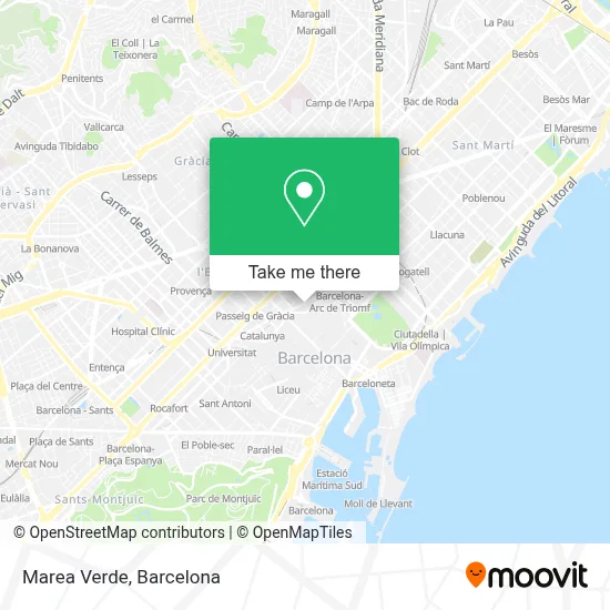Marea Verde map