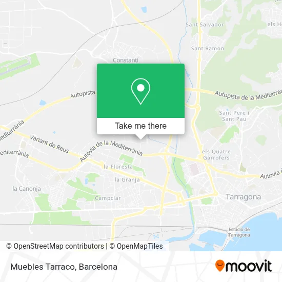 Muebles Tarraco map