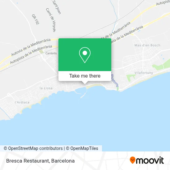 Bresca Restaurant map
