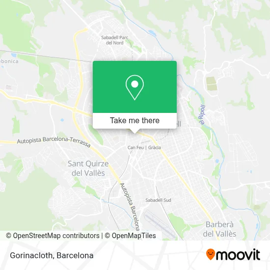 mapa Gorinacloth