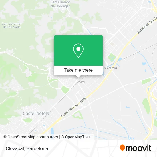 mapa Clevacat